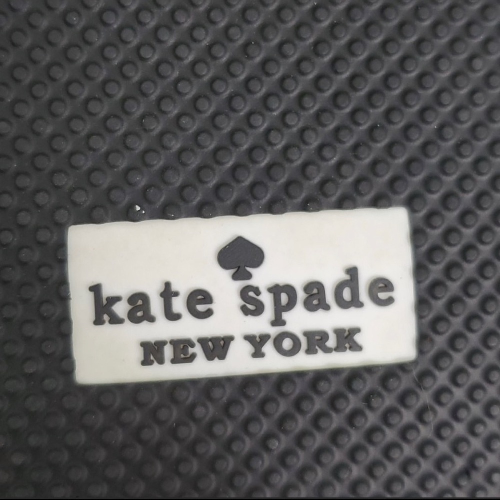 NEW Kate Spade SZ 6♠️B&W, Bow,Polka-Dot Flip-Flops - Picture 7 of 9